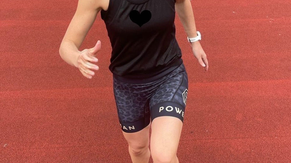 Power Woman Nadja Svahn running