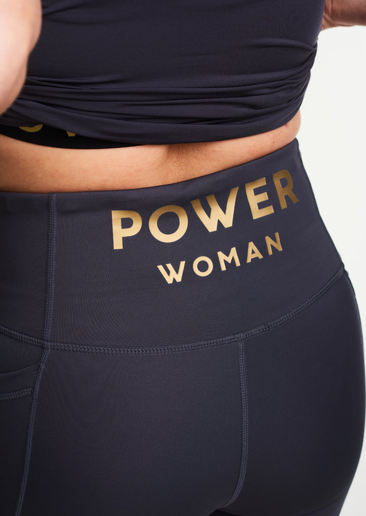 Power Woman Pocket Leggings Joy | Dark Grey