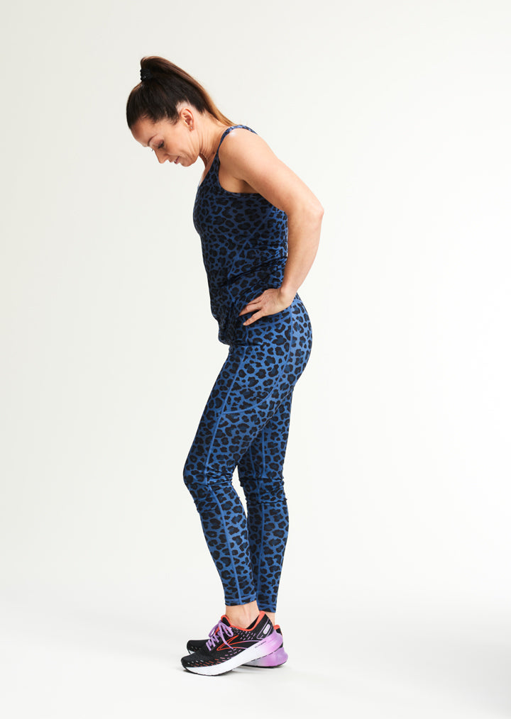 Pocket Leggings Joy | Blue Leo