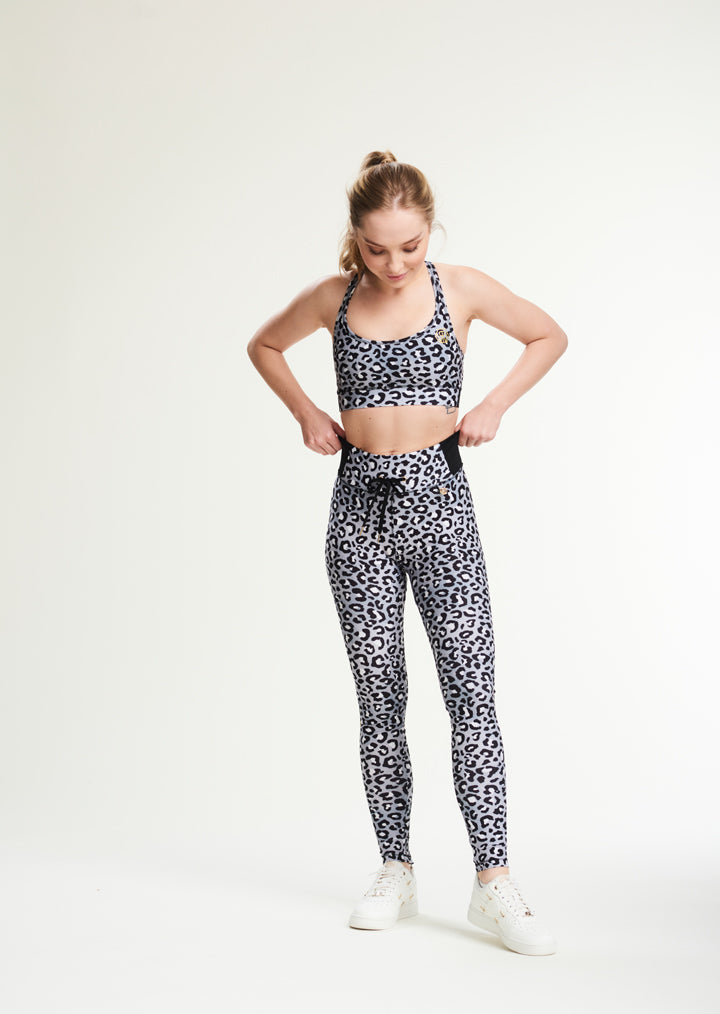 Edge Sport Pro Run Leggings | Grey Leo