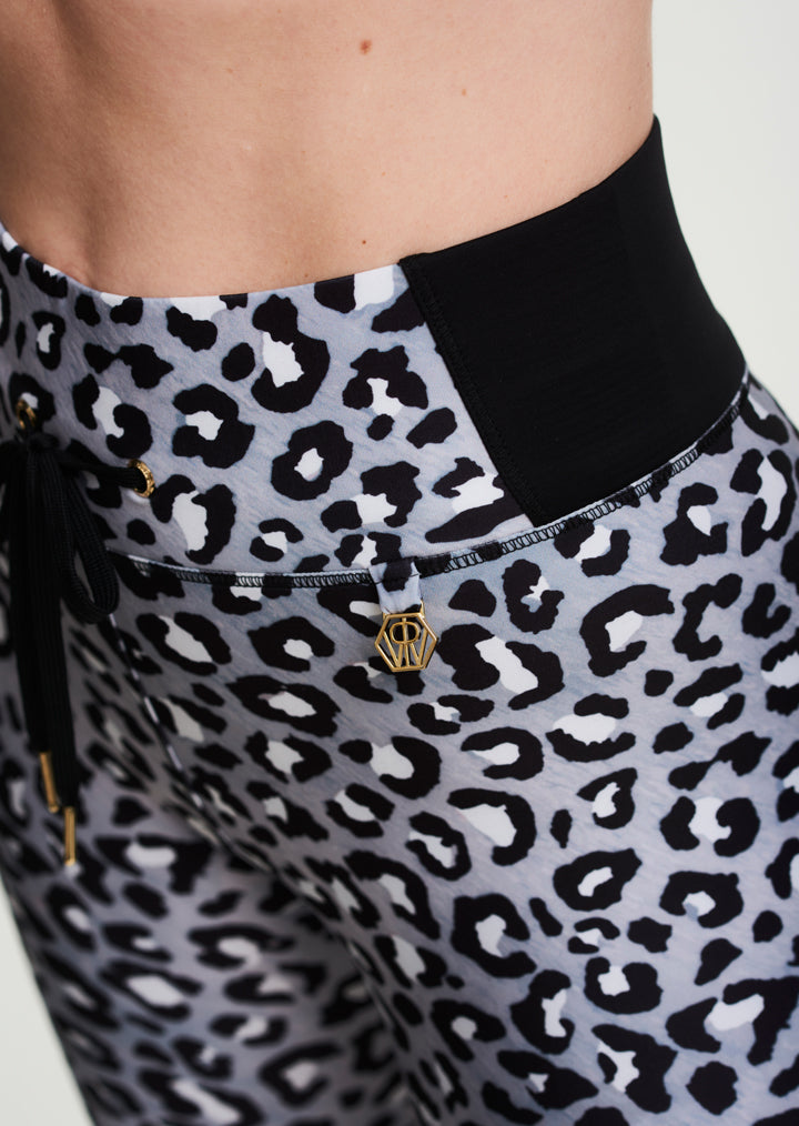 Edge Sport Pro Run Leggings | Grey Leo