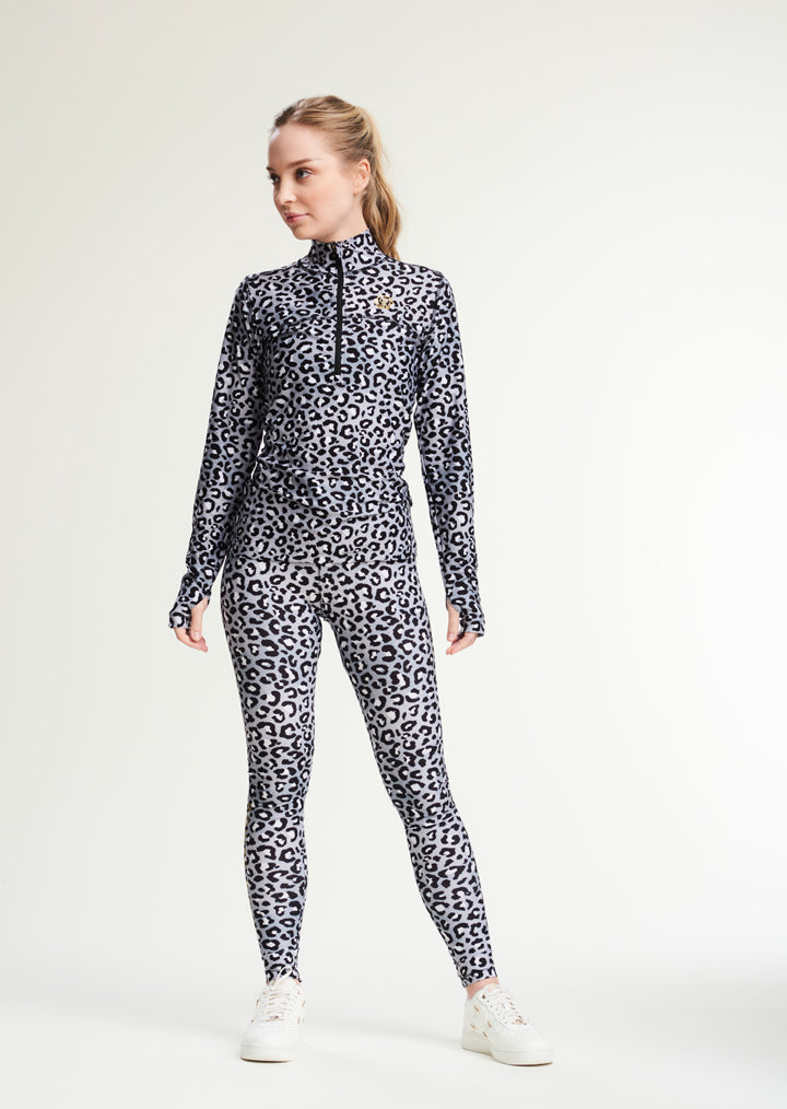 Edge Sport Pro Run Leggings | Grey Leo