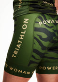 Primo Triathlon Shorts | Olive Zebra