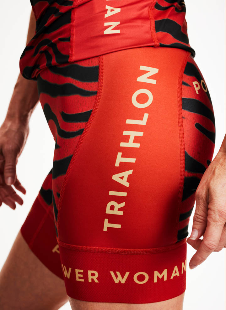 Primo Triathlon Shorts | Red Zebra