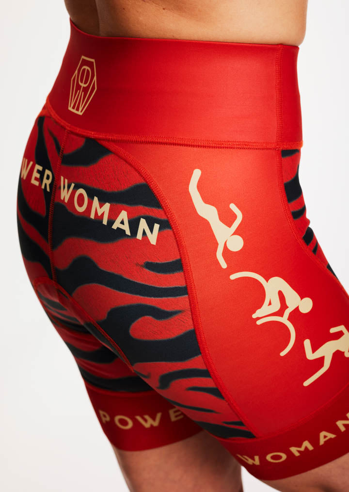 Primo Triathlon Shorts | Red Zebra
