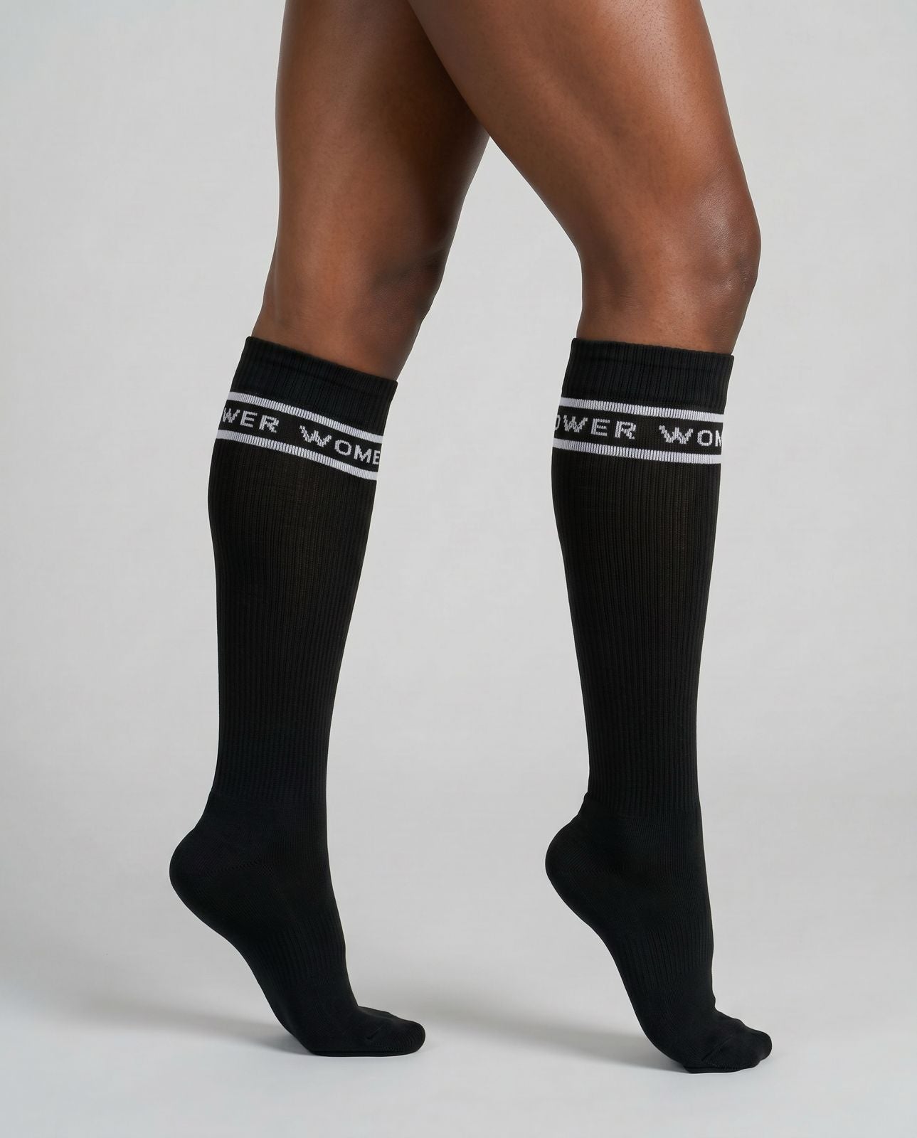 Compression Sock | Black/White