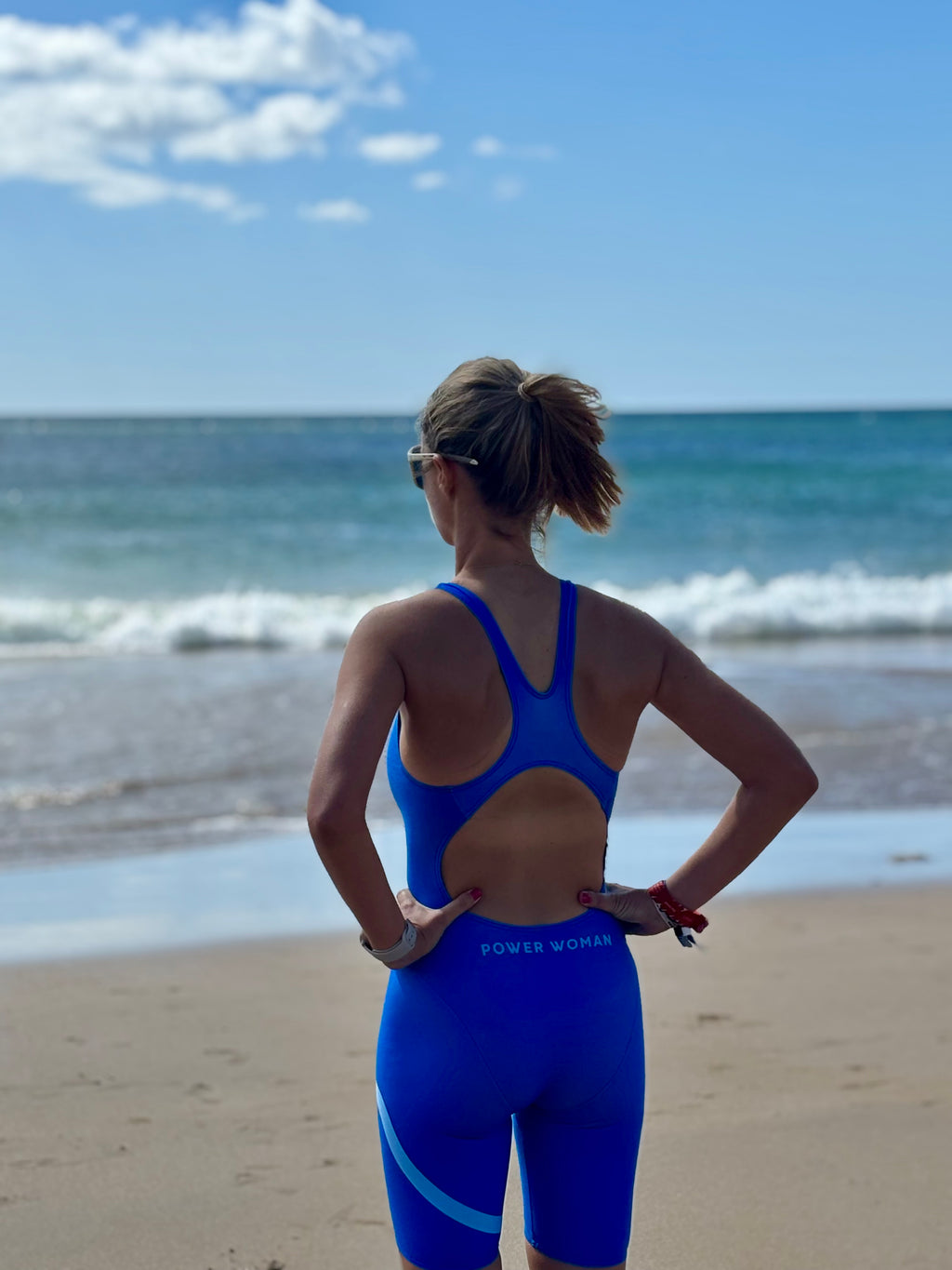 Pro Jammer Swimsuit | Line - Blue/Light Blue