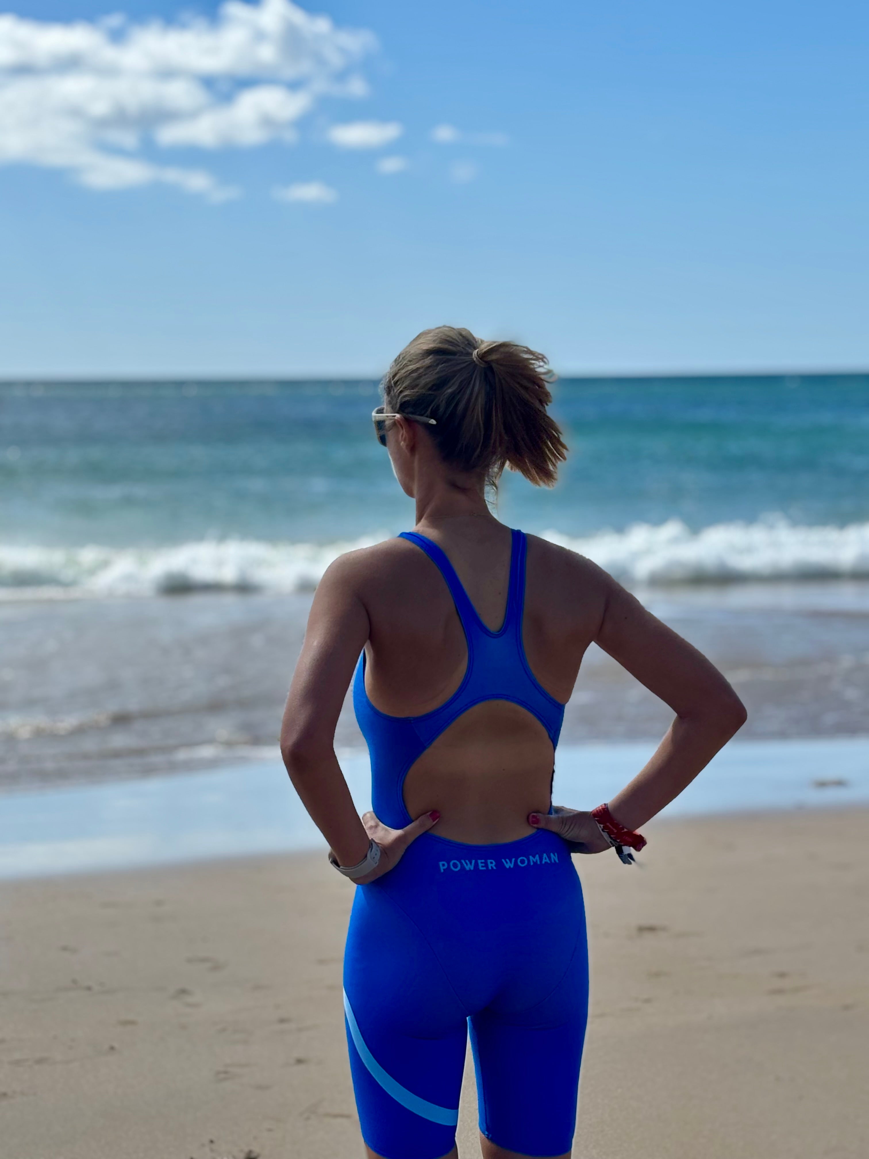 Pro Jammer Swimsuit | Line - Blue/Light Blue