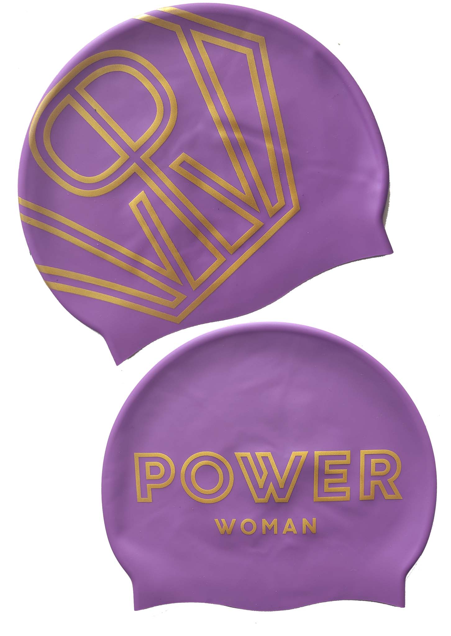 Badmössa | Violet / Gold