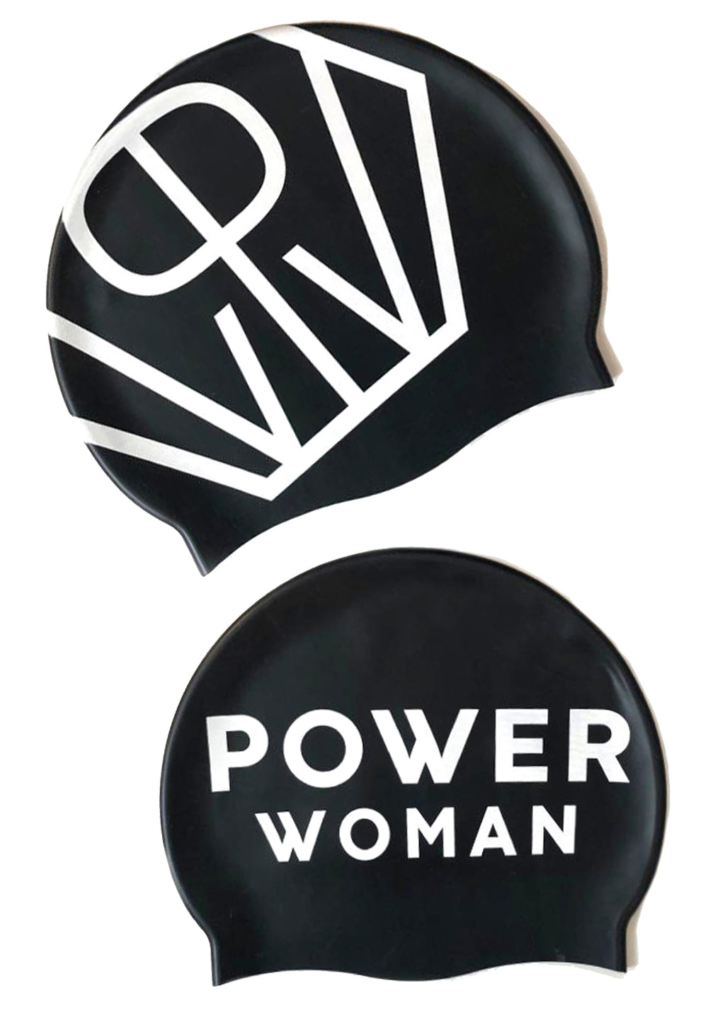 Swim Cap | Black/White