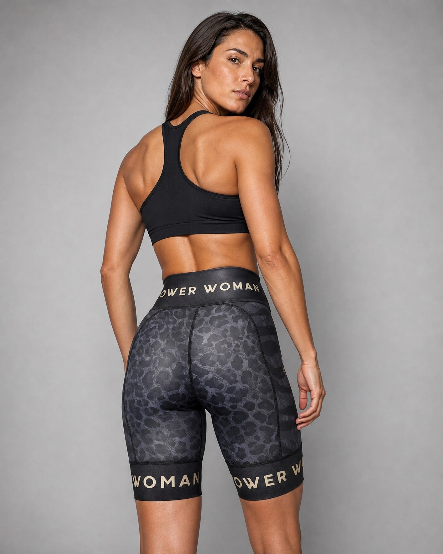 Run Hot Shorts | Leo/Zebra - Black Leo