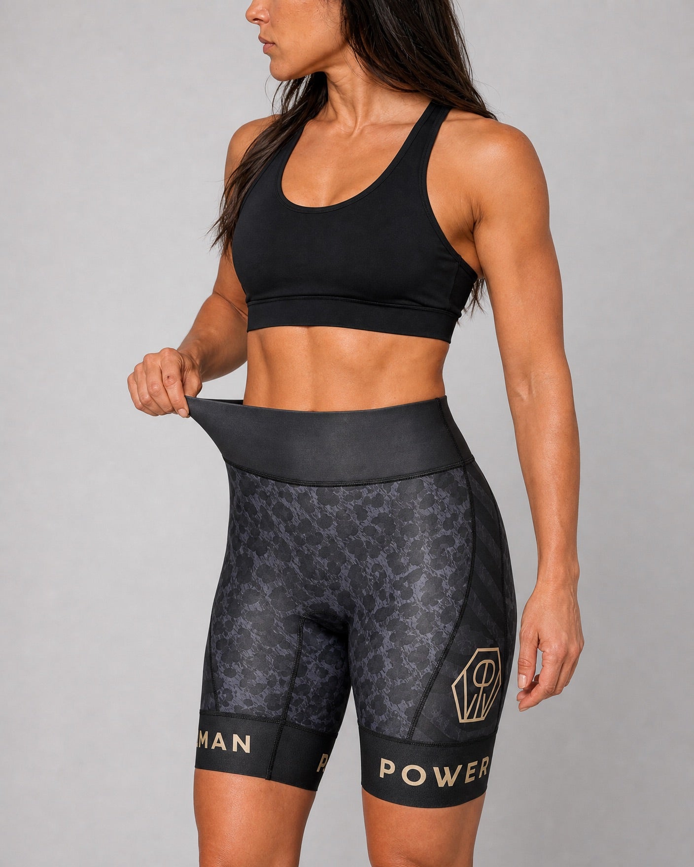 Run Hot Shorts | Leo/Zebra - Black Leo