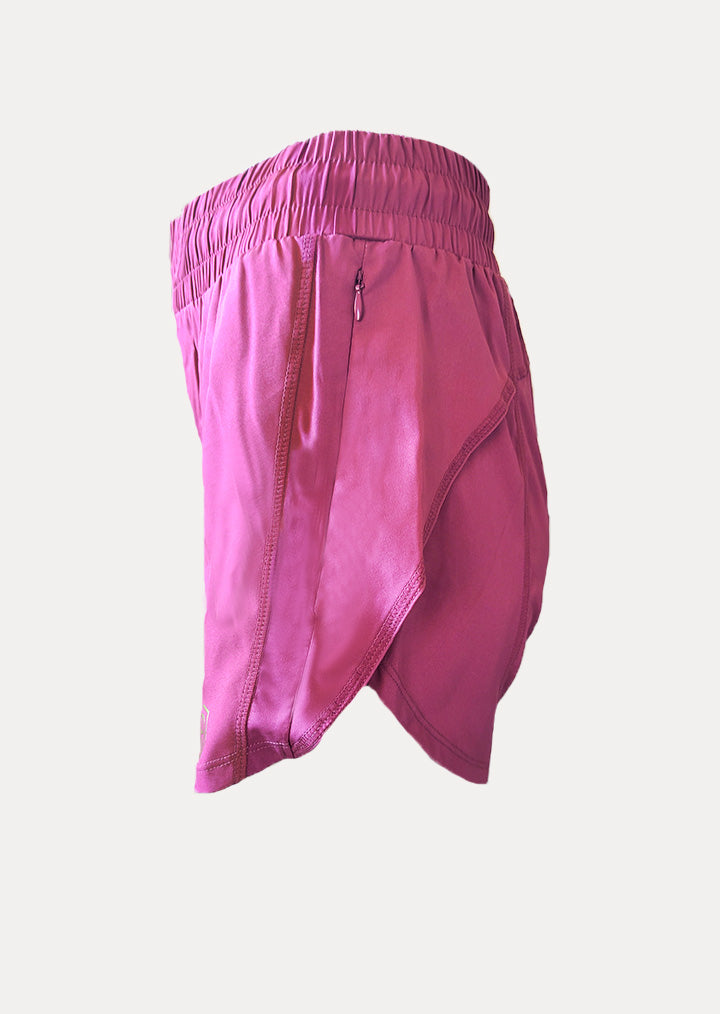 Track Run Shorts | Red Grape