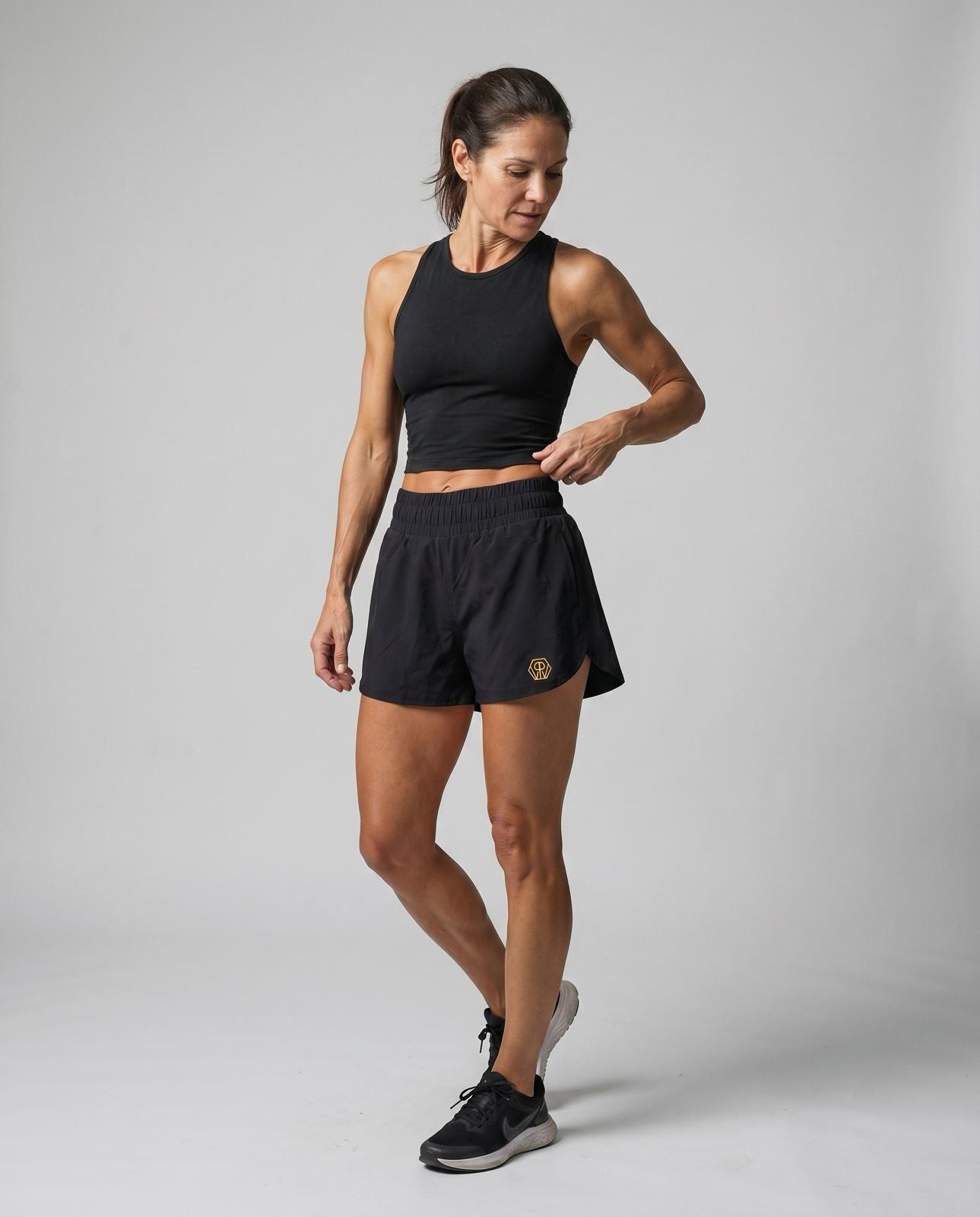 Track Run Shorts | Black