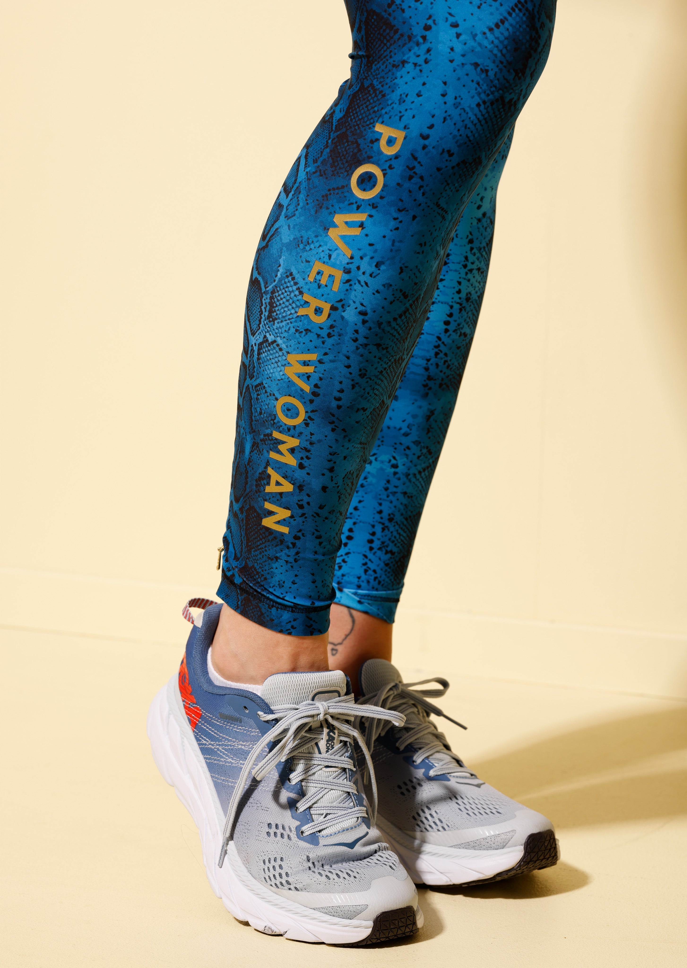 Edge Sport Pro Run Leggings | Goddess/Indigo