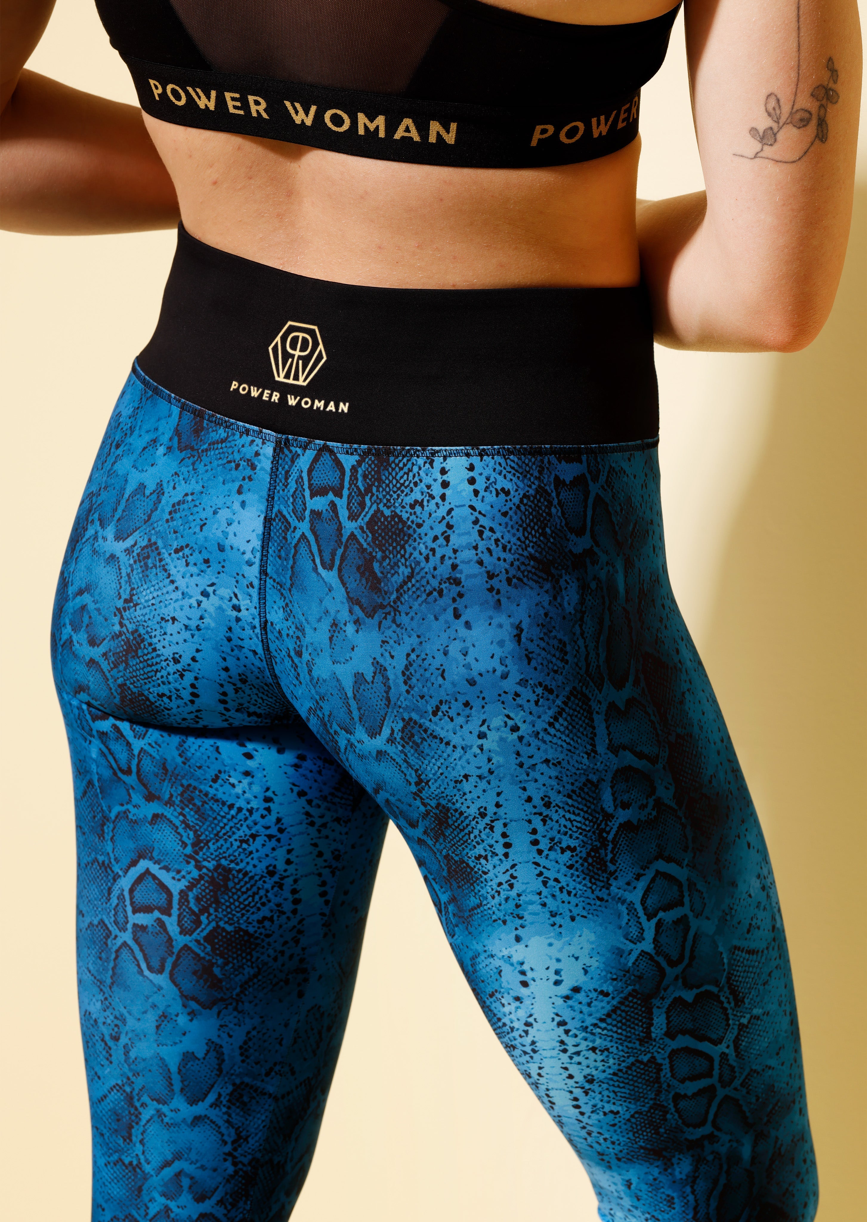 Edge Sport Pro Run Leggings | Goddess/Indigo