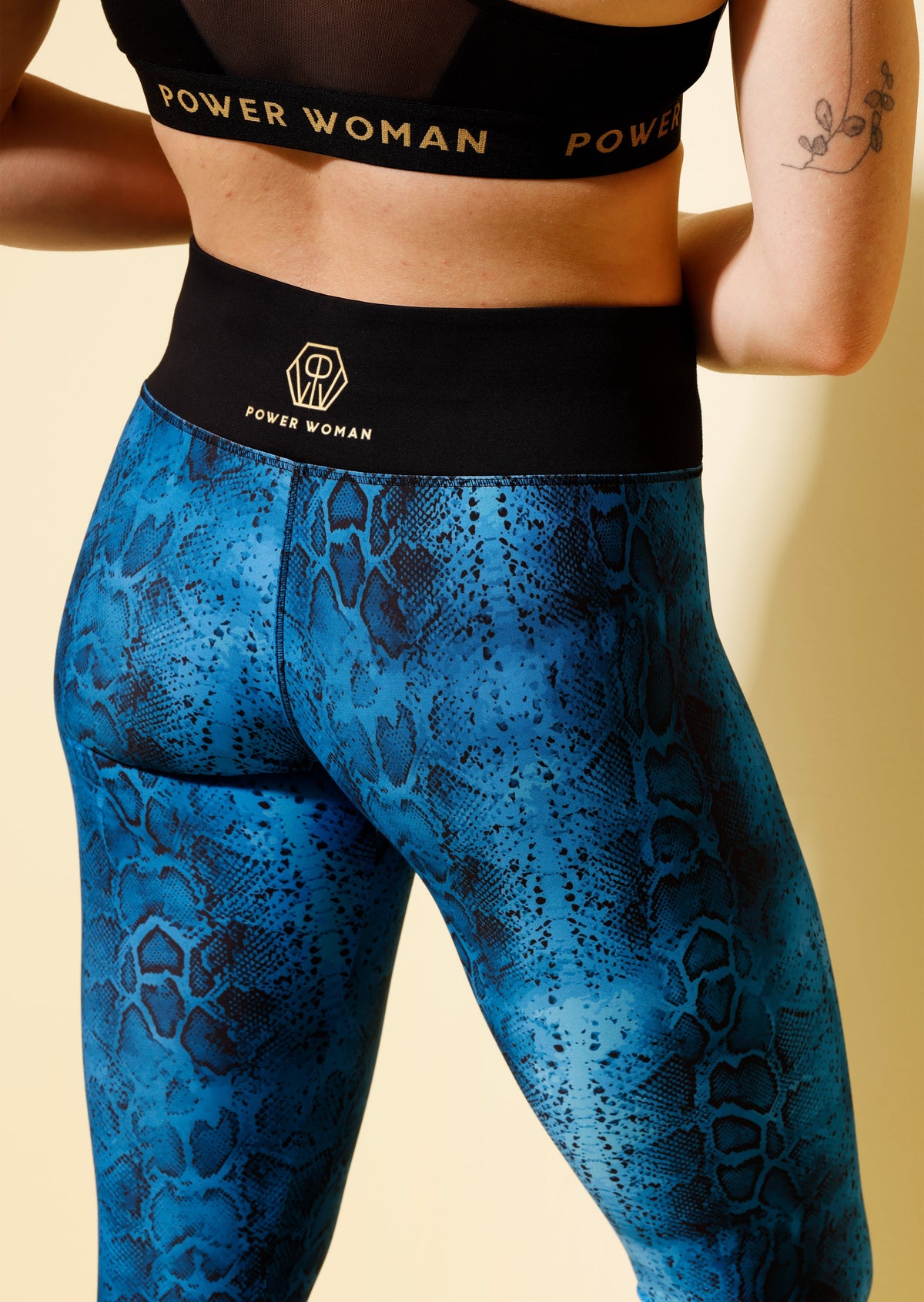 Edge Sport Pro Laufleggings | Göttin/Indigo