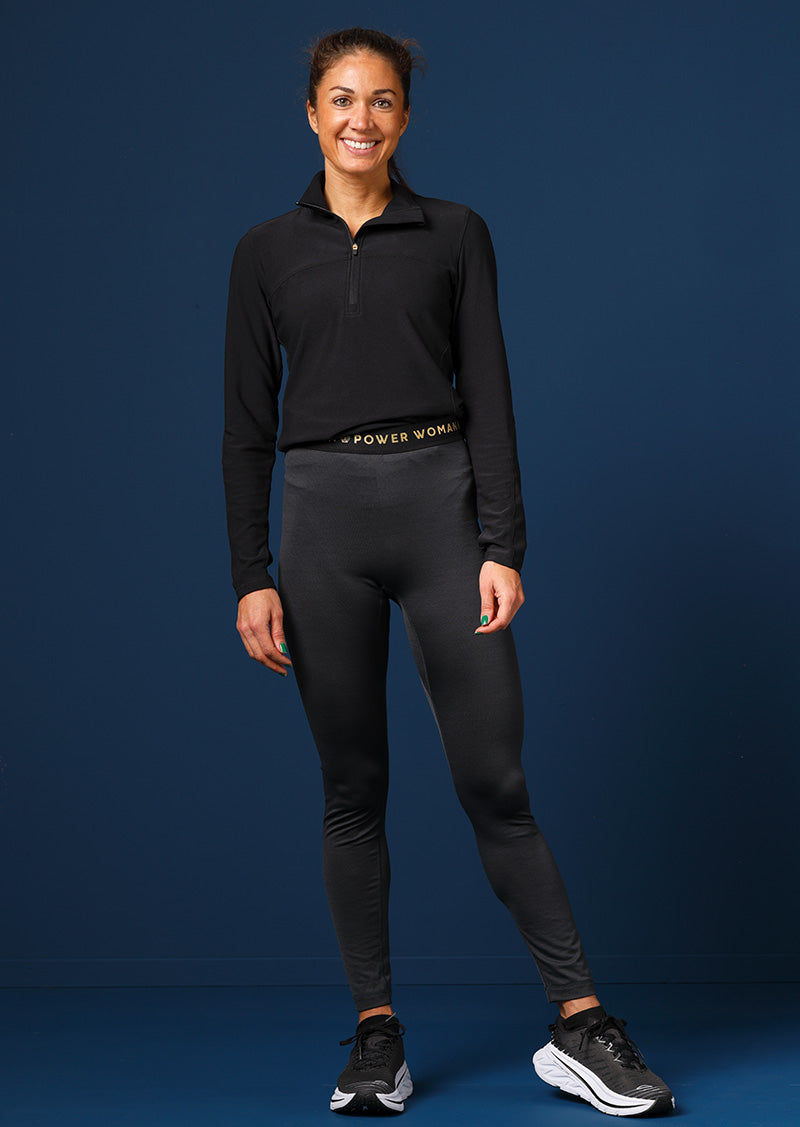 Merino Base Layer Leggings | Black