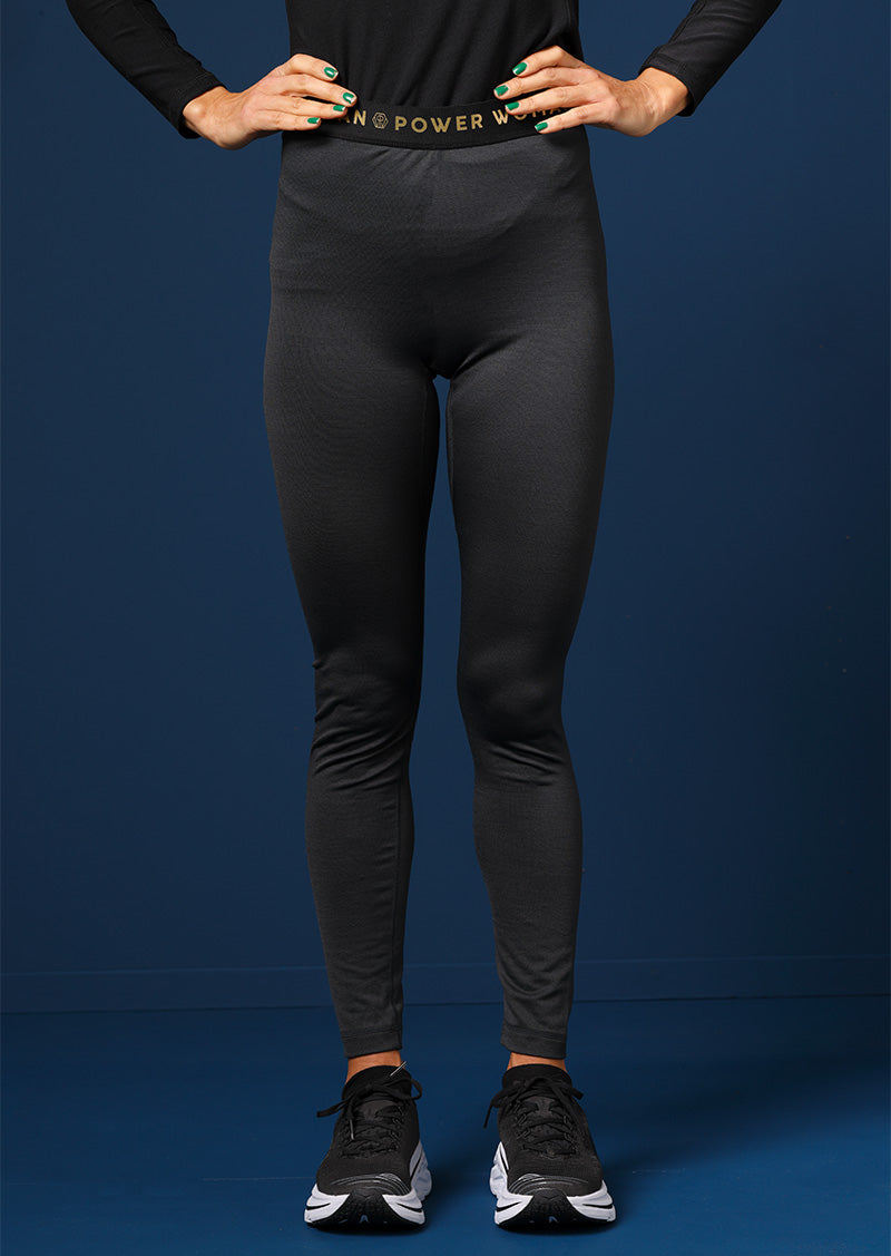 Merino Base Layer Leggings | Black