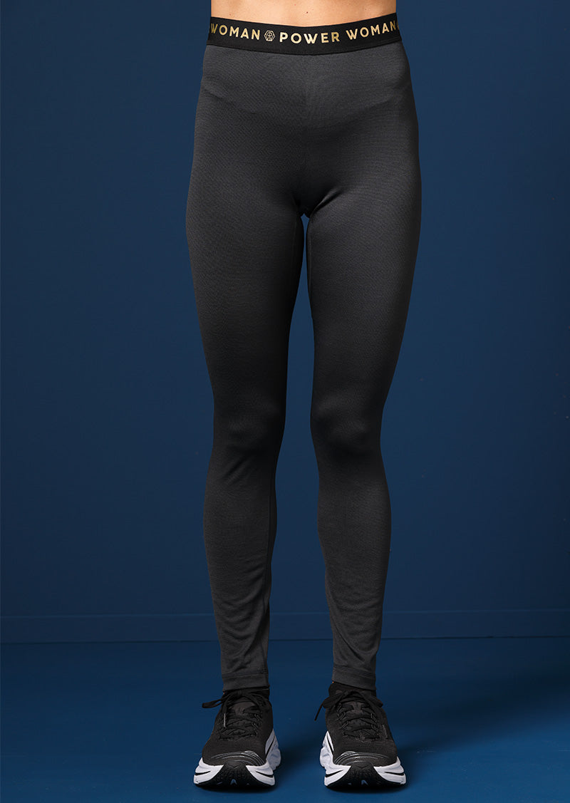 Merino Base Layer Leggings | Black