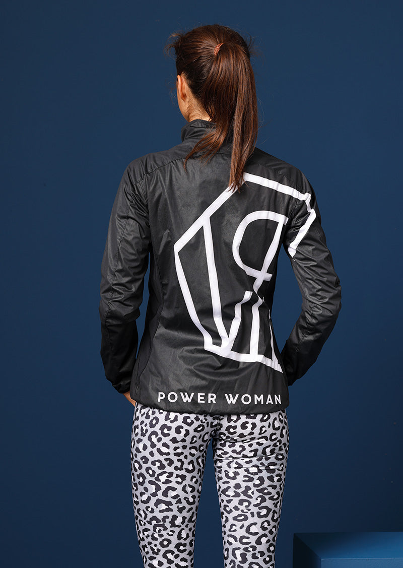 Wind Jacket | Black/White