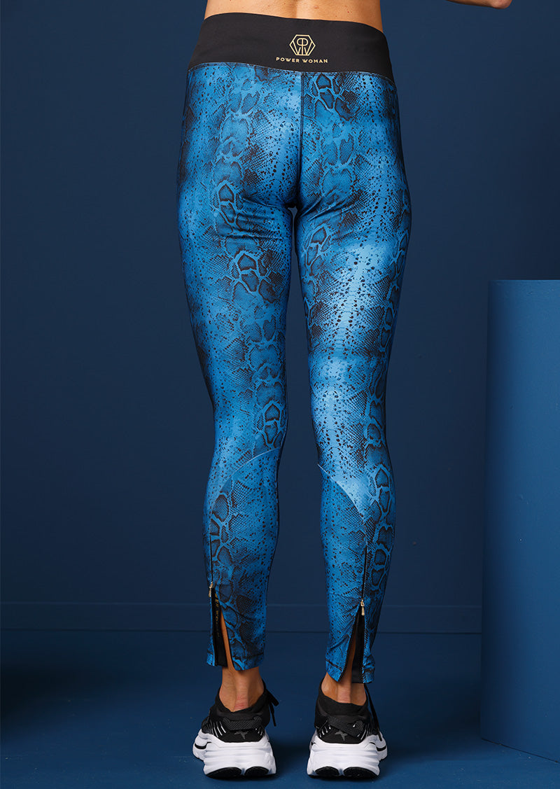 Edge Sport Pro Laufleggings | Göttin/Indigo