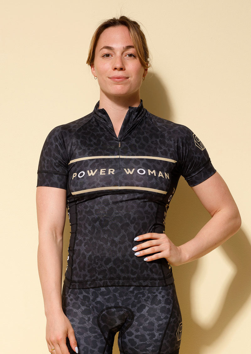 Primo Cycling Jersey | Black Leo