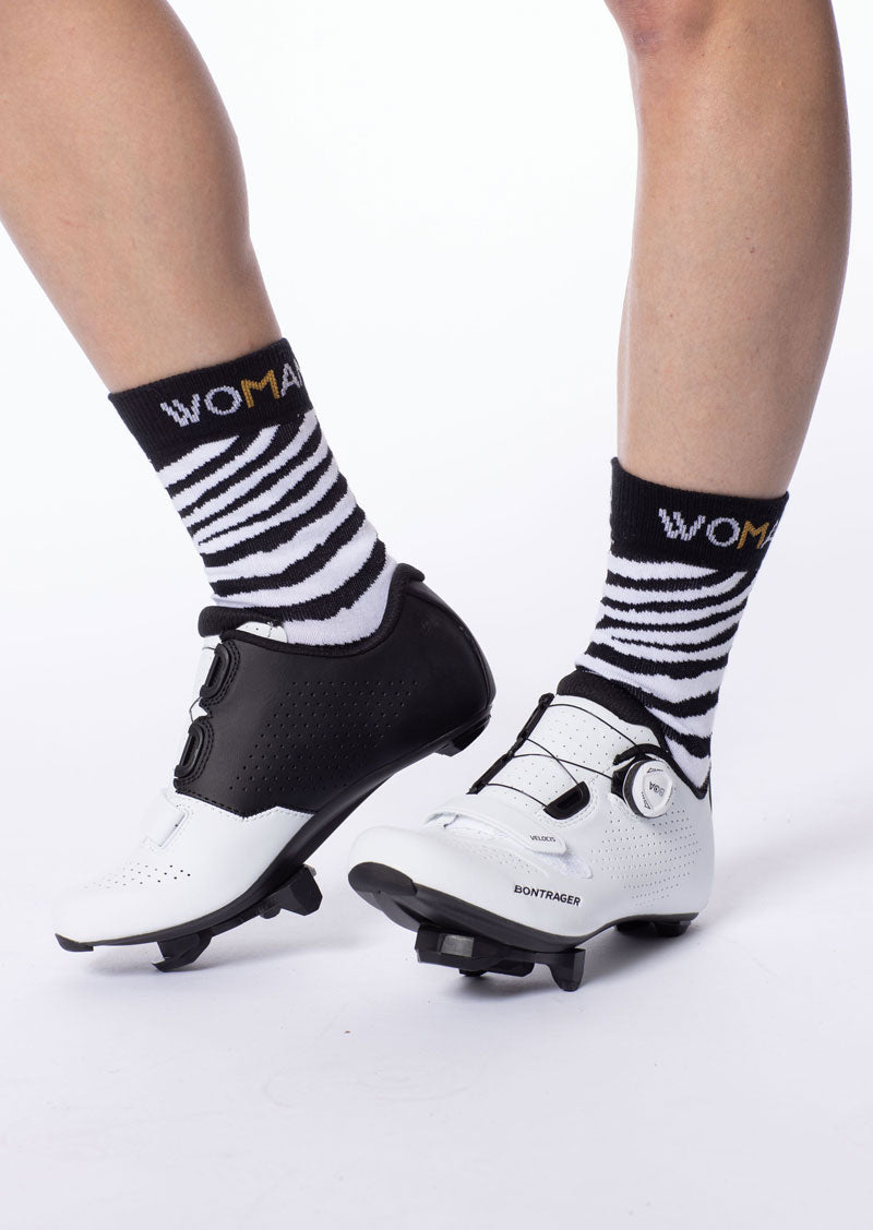 Power Woman | Sock – ZEBRA Black/White