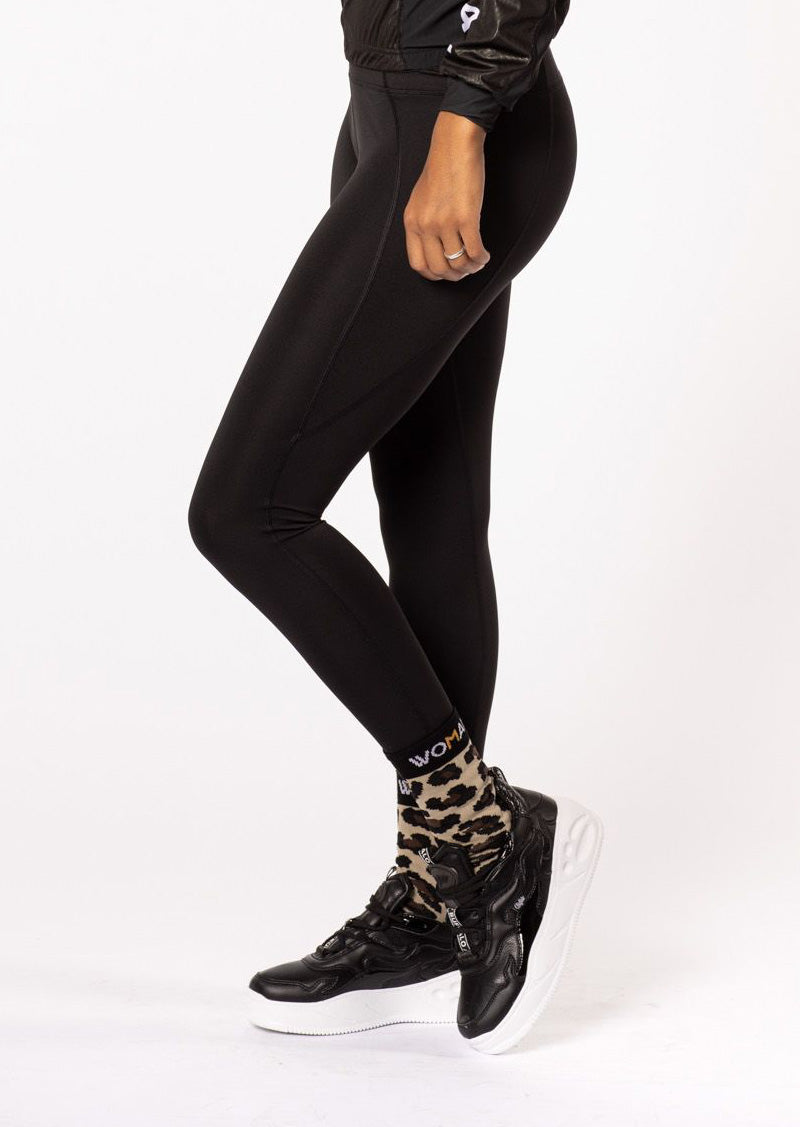Power Woman | Sock – GOLD LEO Gold/Black