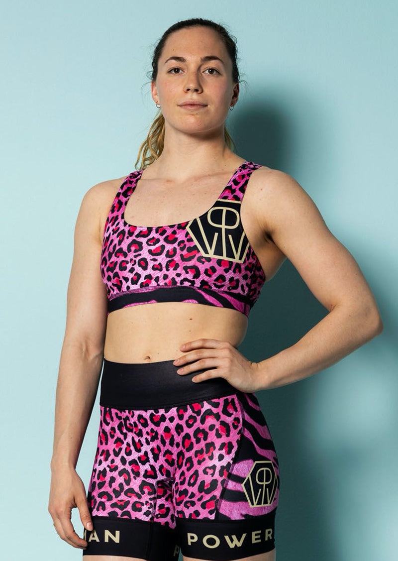 Run Hot Top | Leo/Zebra - Strawberry Swirl