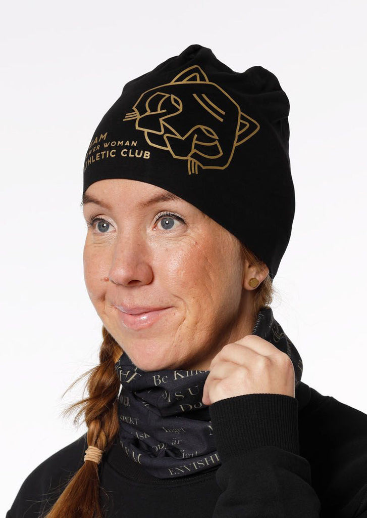 Team Power Woman Athletic Club Beanie for running and sports